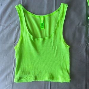 Neon Green Skims Top & Boxer Set